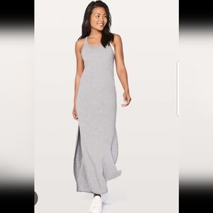 Lululemon Refresh Maxi Dress IIHeathered Medium Grey Sz 6-8
